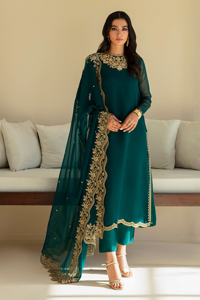 Chiffon 3pcs suit
