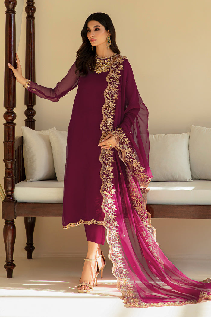 Chiffon 3pcs suit