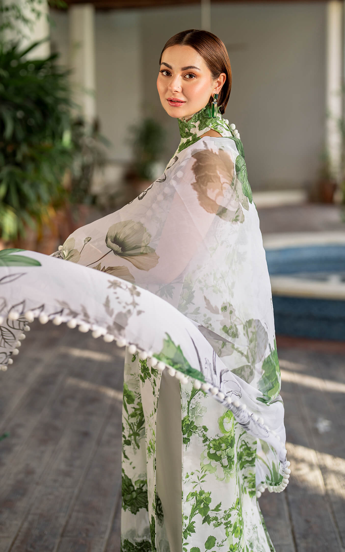 Printed lawn