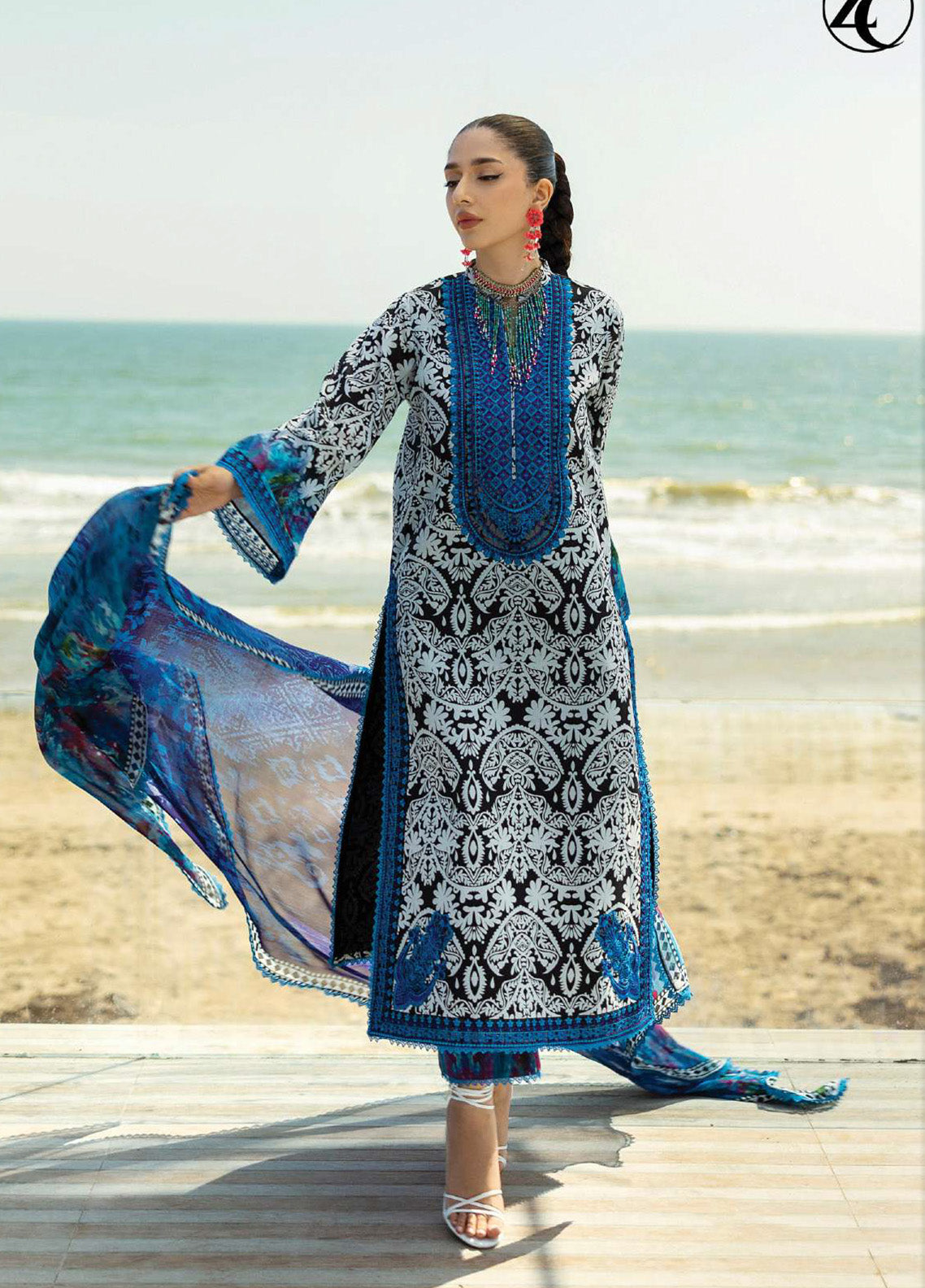 Printed lawn